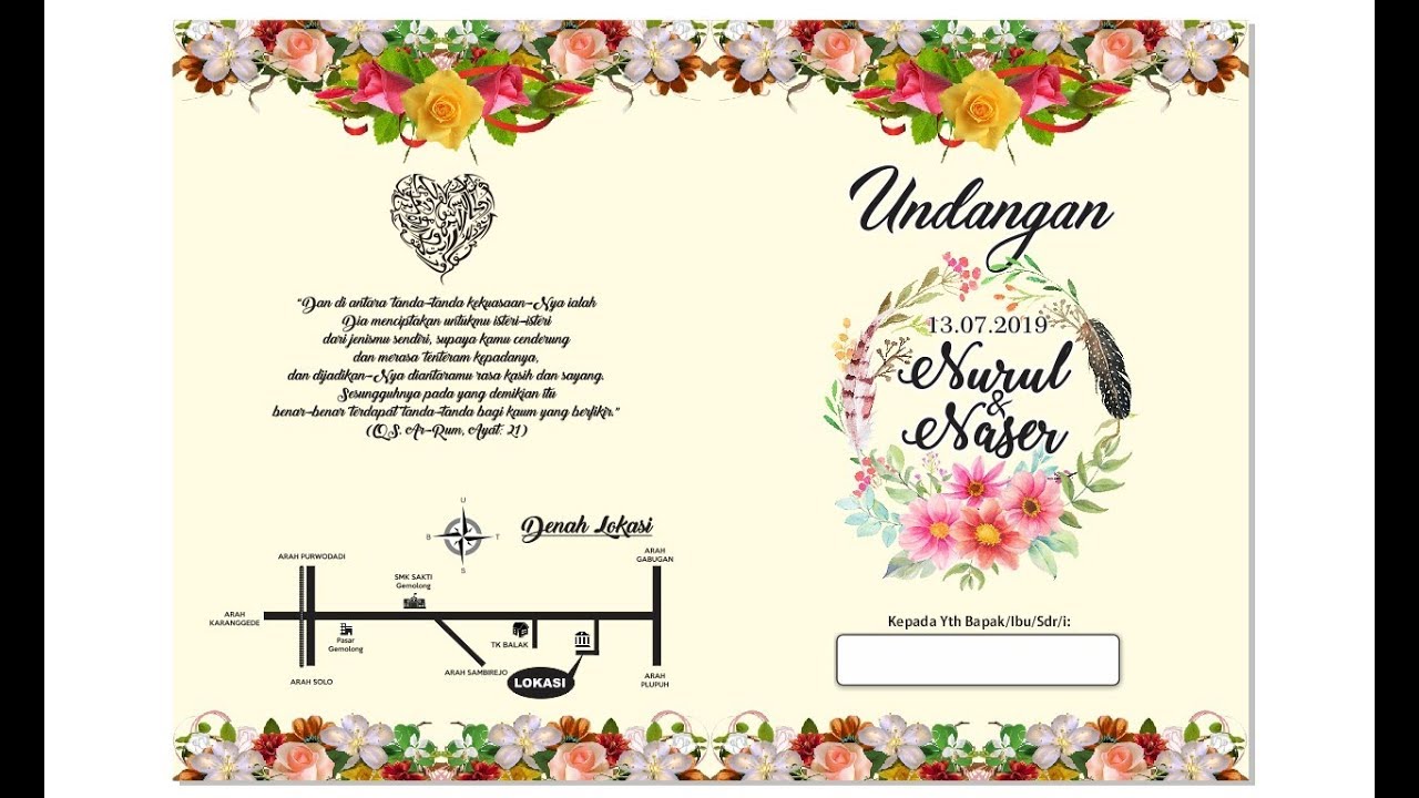 Detail Template Desain Undangan Pernikahan Nomer 27