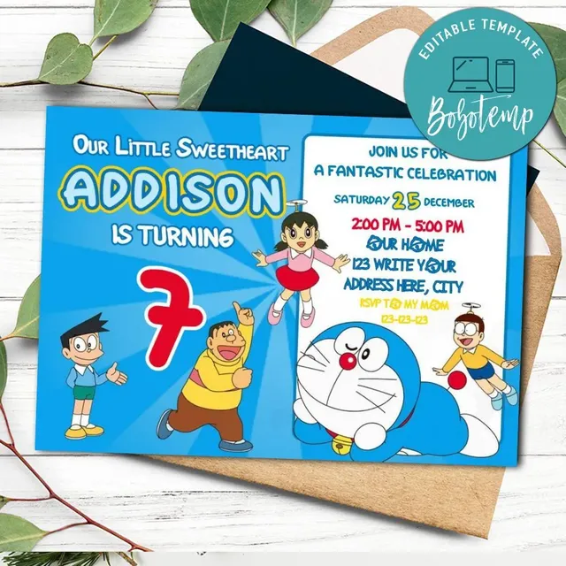 Detail Template Doraemon Nomer 25