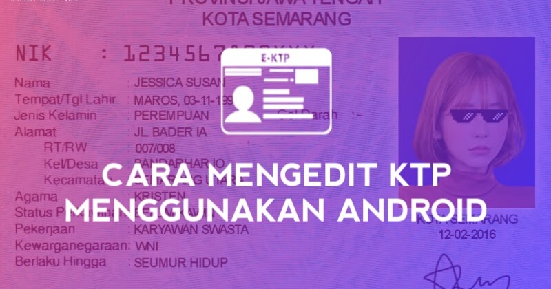 Detail Template E Ktp Psd Nomer 25