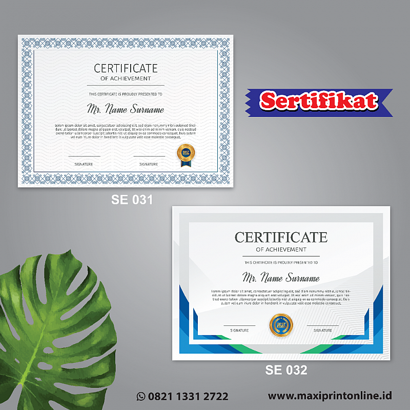 Detail Template E Sertifikat Nomer 41