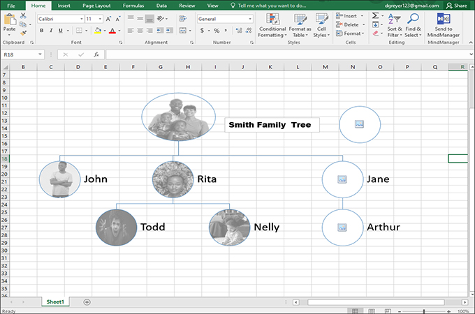 Detail Template Family Tree Excel Nomer 20