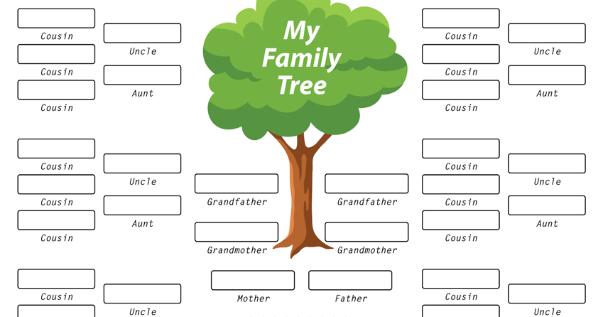 Detail Template Family Tree Excel Nomer 33