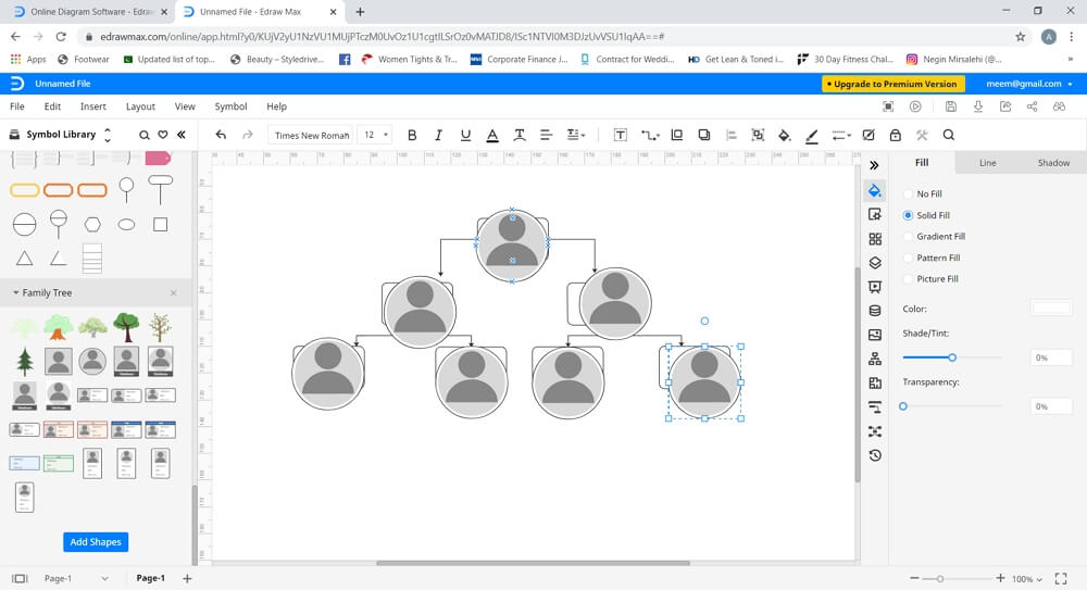 Detail Template Family Tree Excel Nomer 42