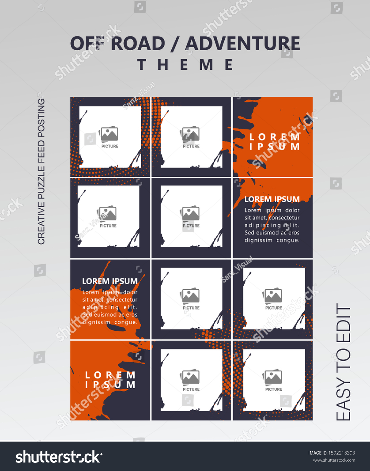 Detail Template Feed Ig Keren Nomer 3