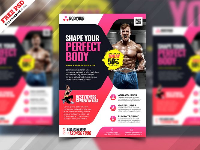 Detail Template Flyer Psd Gratis Nomer 28