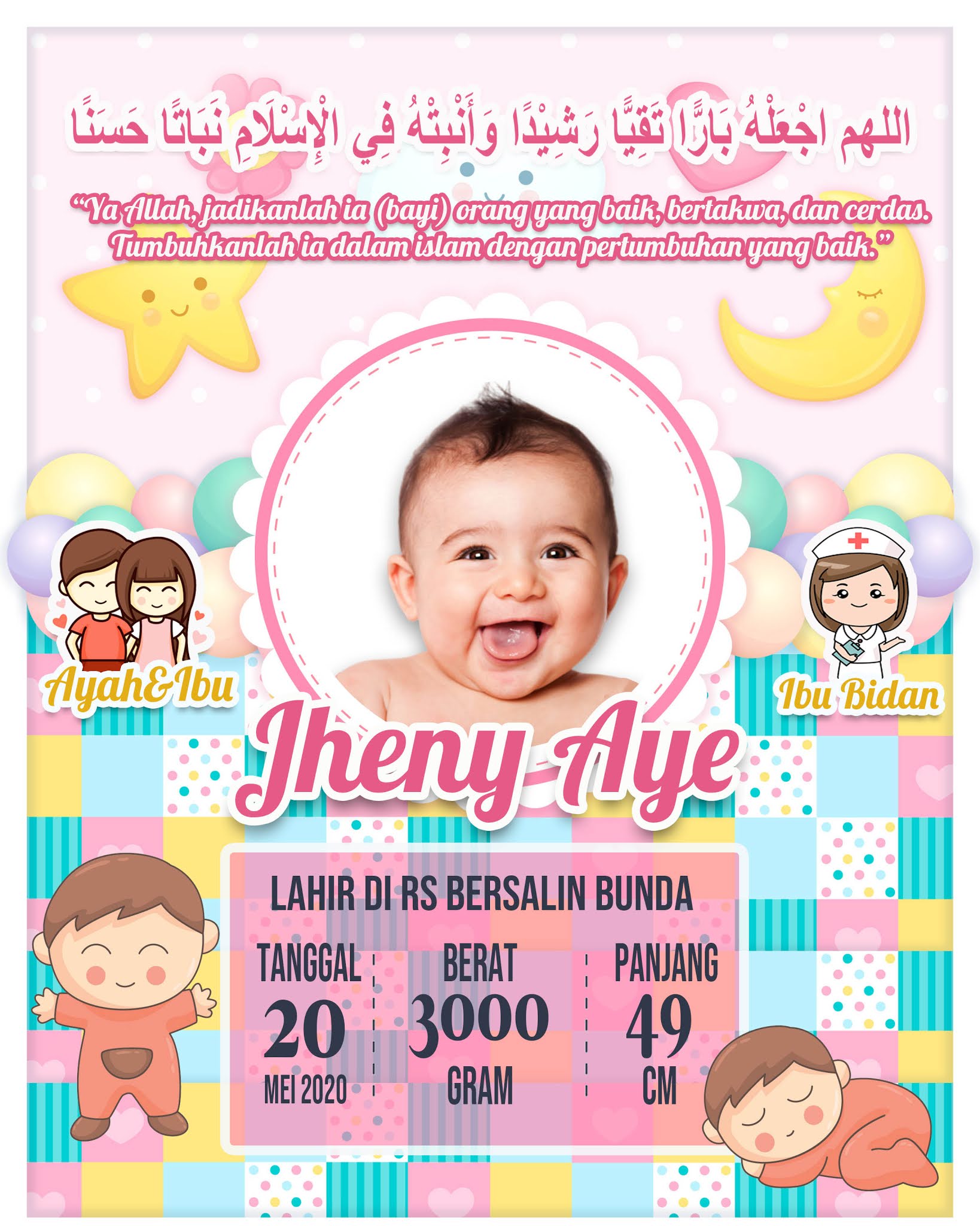 Template Foto Bayi - KibrisPDR