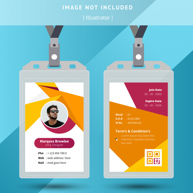 Detail Template Id Card Keren Nomer 14