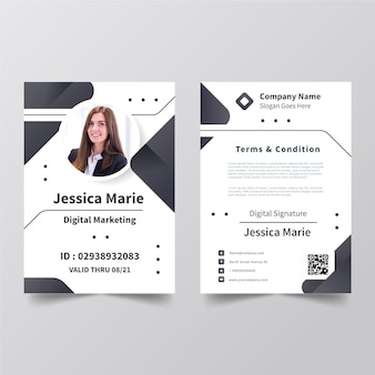 Detail Template Id Card Keren Nomer 21