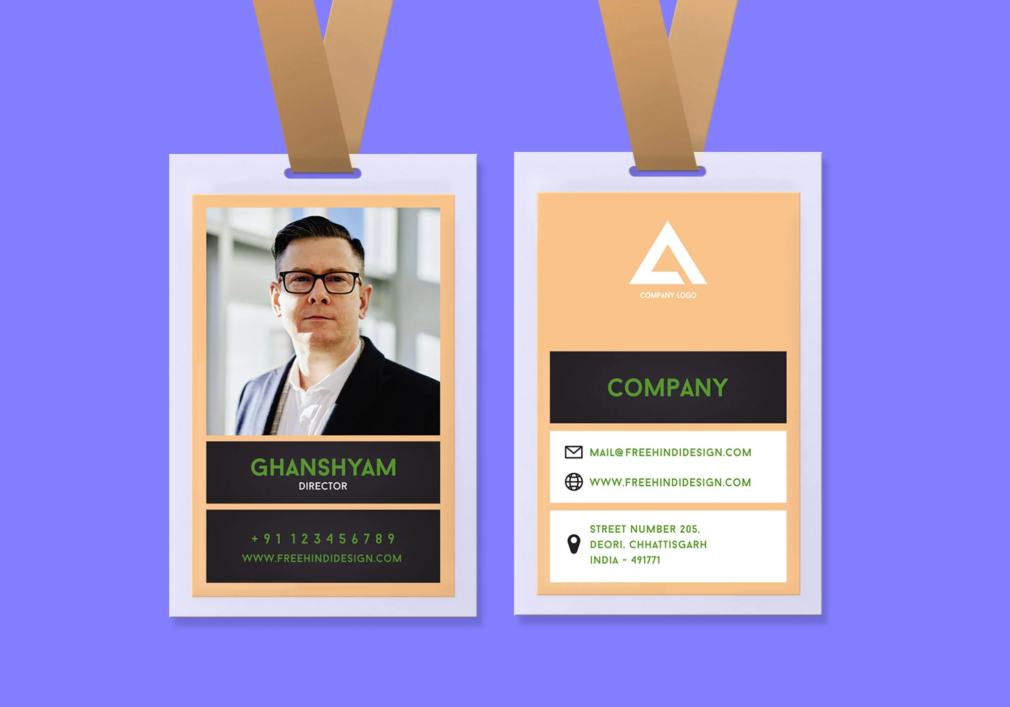 Detail Template Id Card Keren Nomer 37