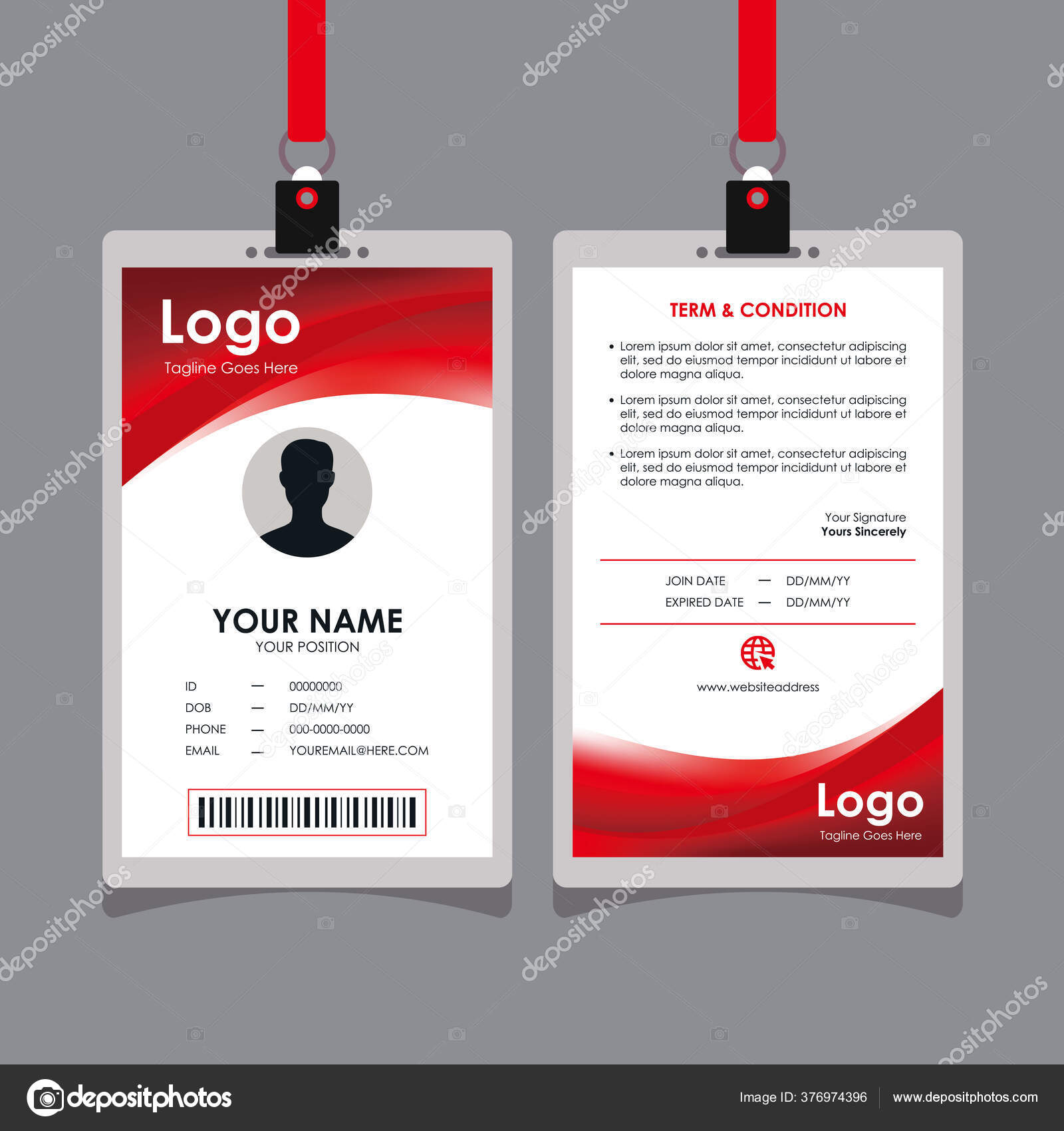 Detail Template Id Card Keren Nomer 49