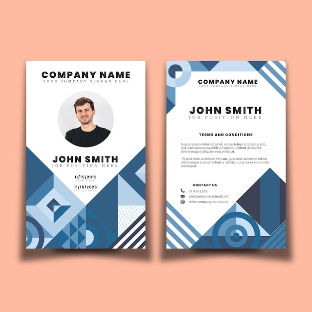 Detail Template Id Card Keren Nomer 52