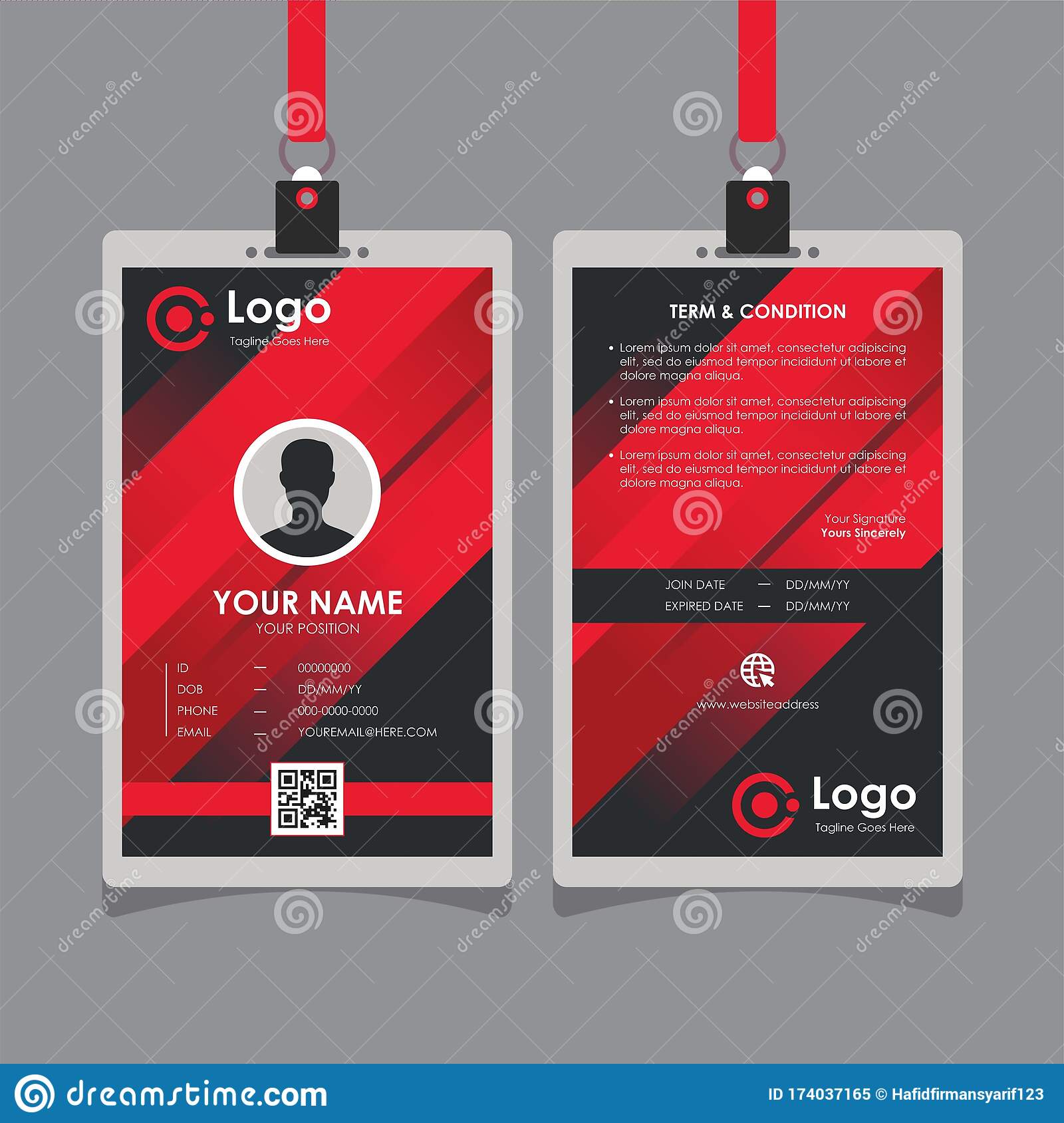 Detail Template Id Card Keren Nomer 9