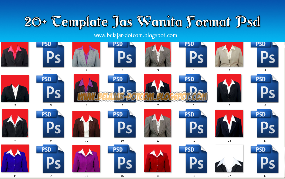 Detail Template Jas Wanita Photoshop Free Download Nomer 20