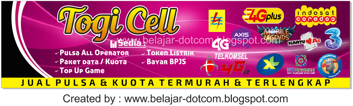 Detail Template Jual Pulsa Nomer 17