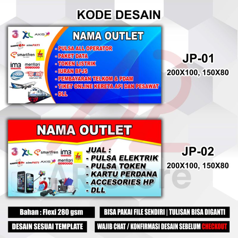 Detail Template Jual Pulsa Nomer 50