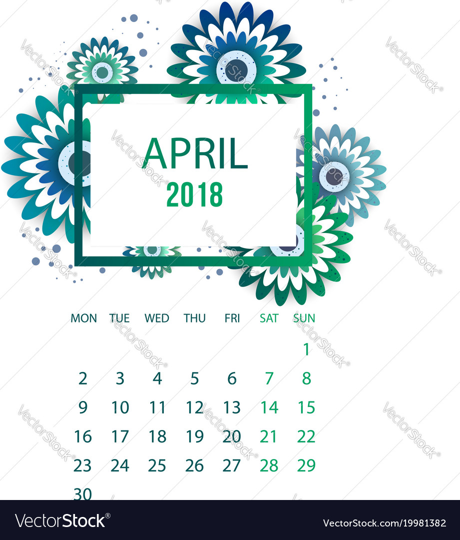 Detail Template Kalender 2018 Hd Nomer 57