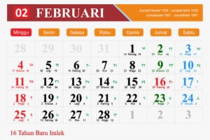 Detail Template Kalender 2018 Png Nomer 14