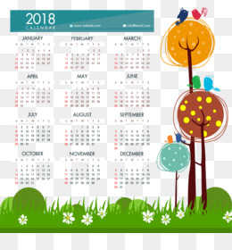 Detail Template Kalender 2018 Png Nomer 25