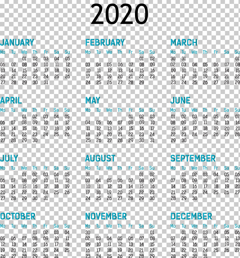 Detail Template Kalender 2020 Png Nomer 34
