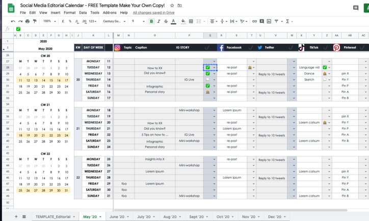 Detail Template Kalender Konten Media Sosial Nomer 15