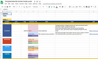 Detail Template Kalender Konten Media Sosial Nomer 4