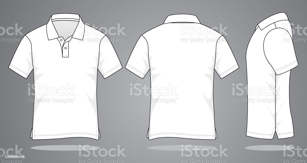 Detail Template Kaos Berkerah Nomer 12