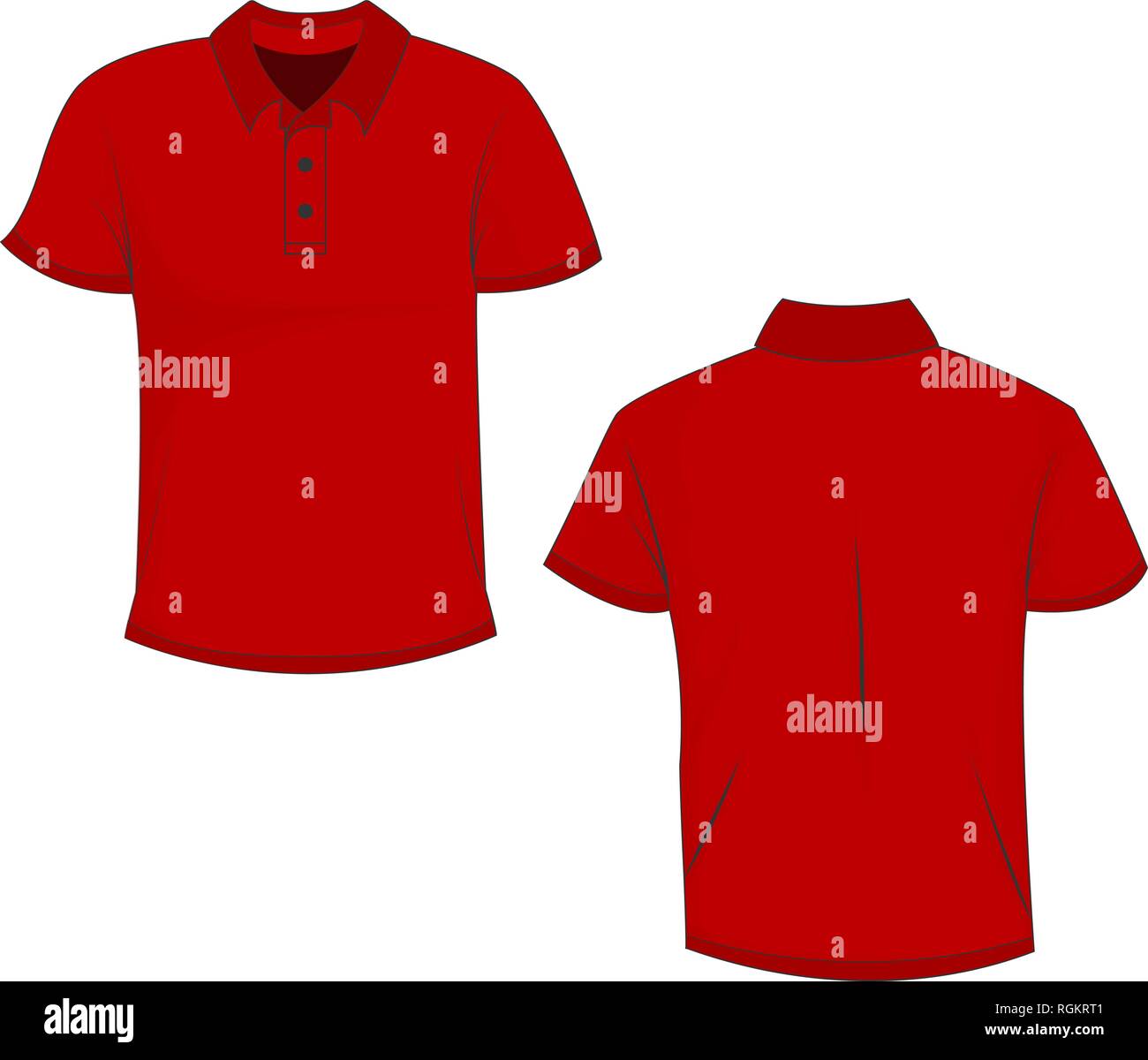 Detail Template Kaos Berkerah Nomer 18