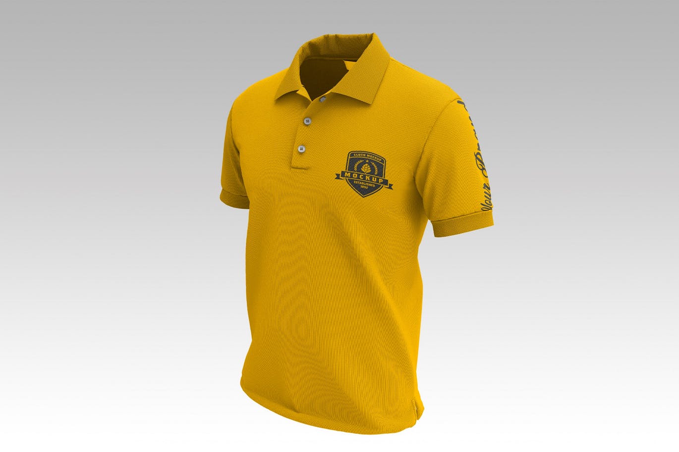 Detail Template Kaos Berkerah Nomer 21