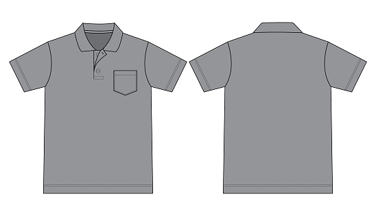 Detail Template Kaos Berkerah Nomer 22