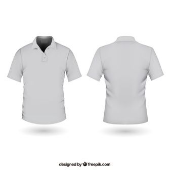 Detail Template Kaos Berkerah Nomer 23