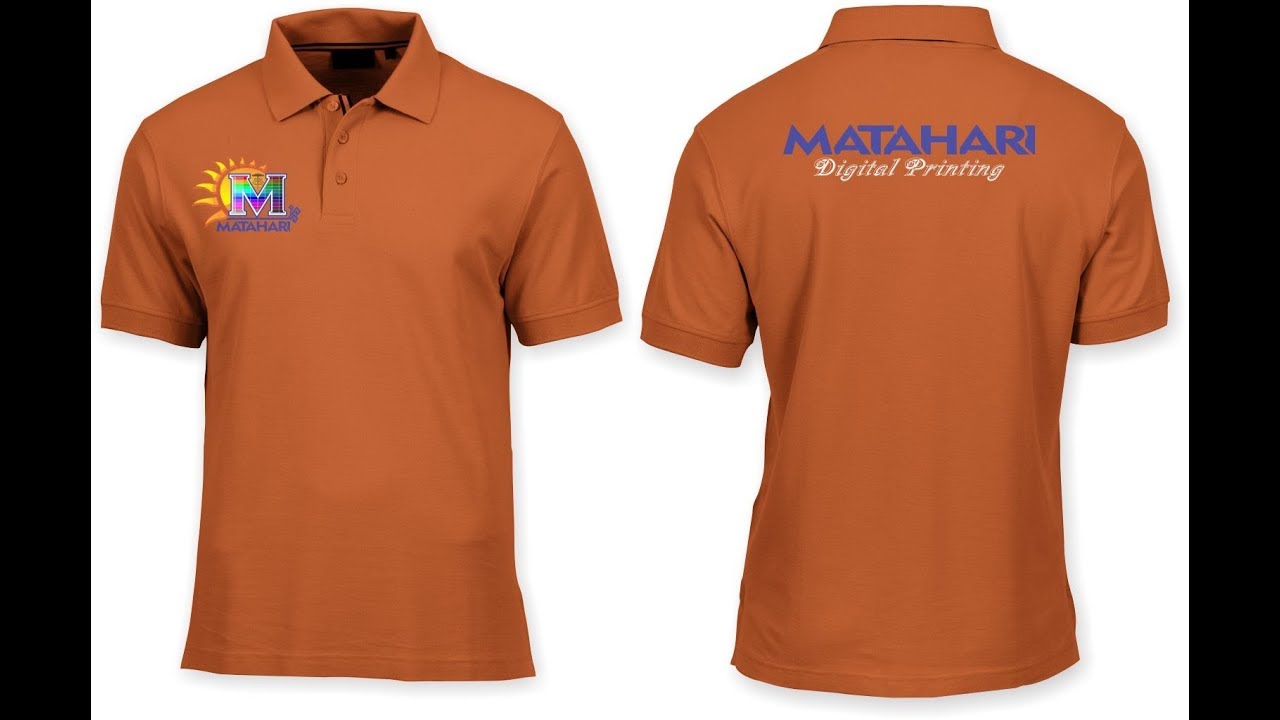 Detail Template Kaos Berkerah Nomer 27