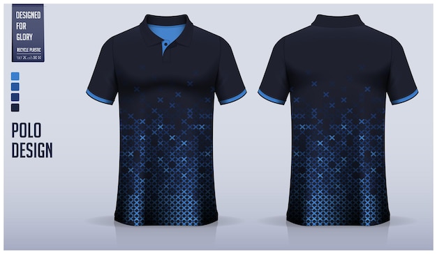 Detail Template Kaos Berkerah Nomer 32