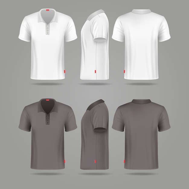 Detail Template Kaos Berkerah Nomer 41