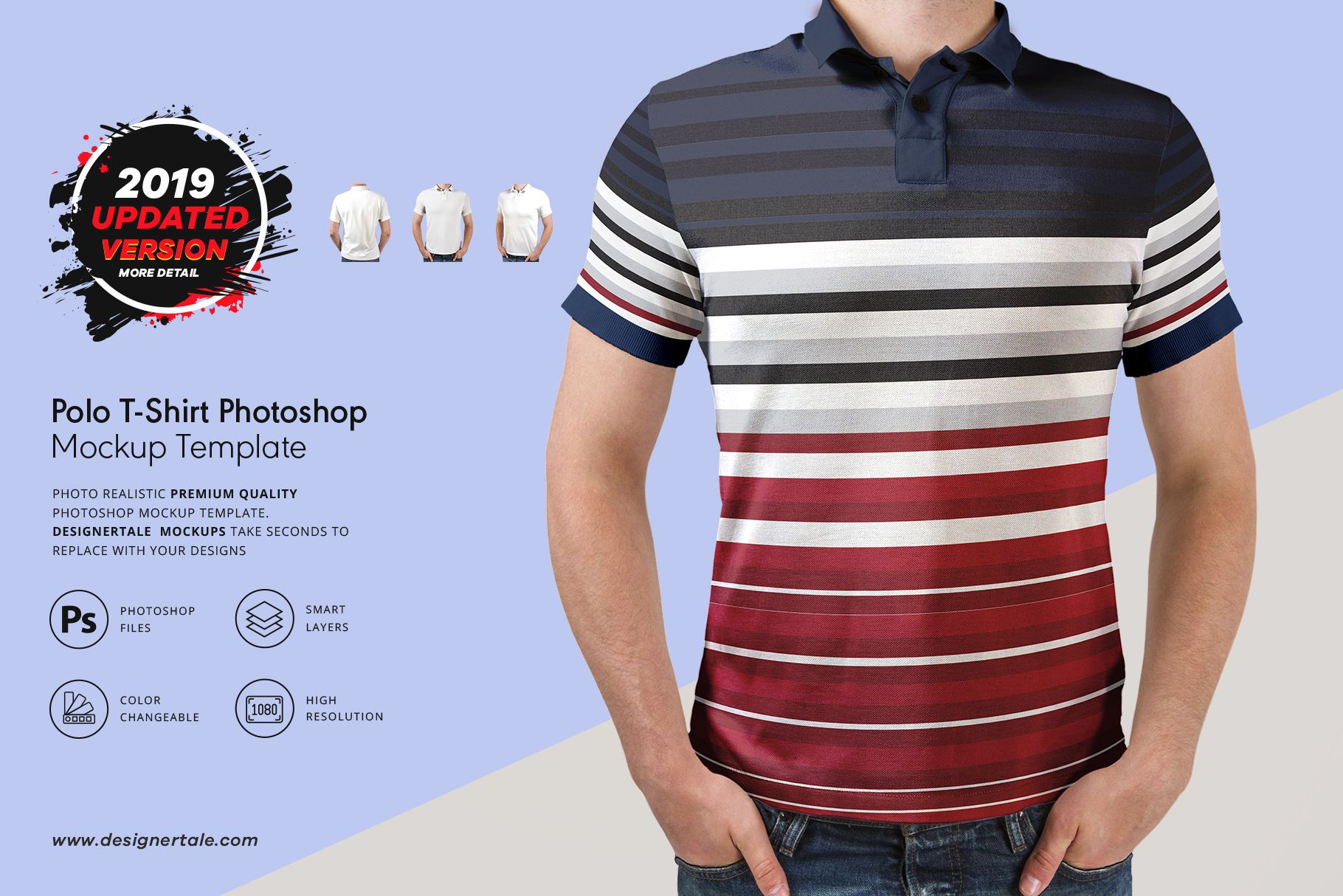 Detail Template Kaos Berkerah Nomer 50