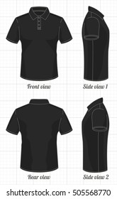 Detail Template Kaos Berkerah Nomer 9