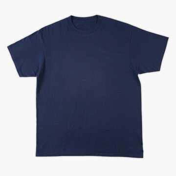 Detail Template Kaos Biru Nomer 8