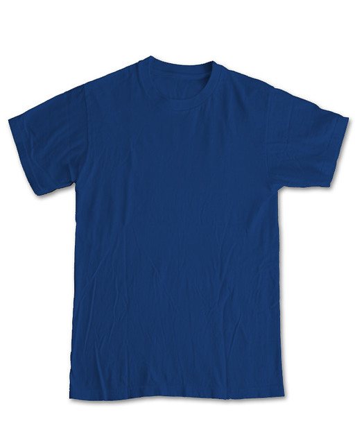 Detail Template Kaos Biru Nomer 13