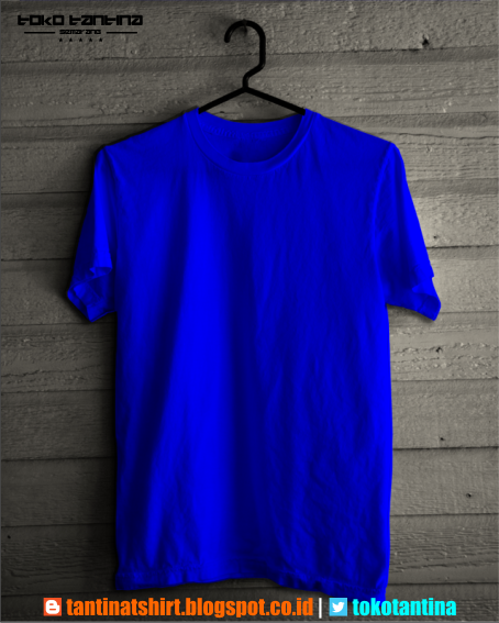Detail Template Kaos Biru Nomer 2