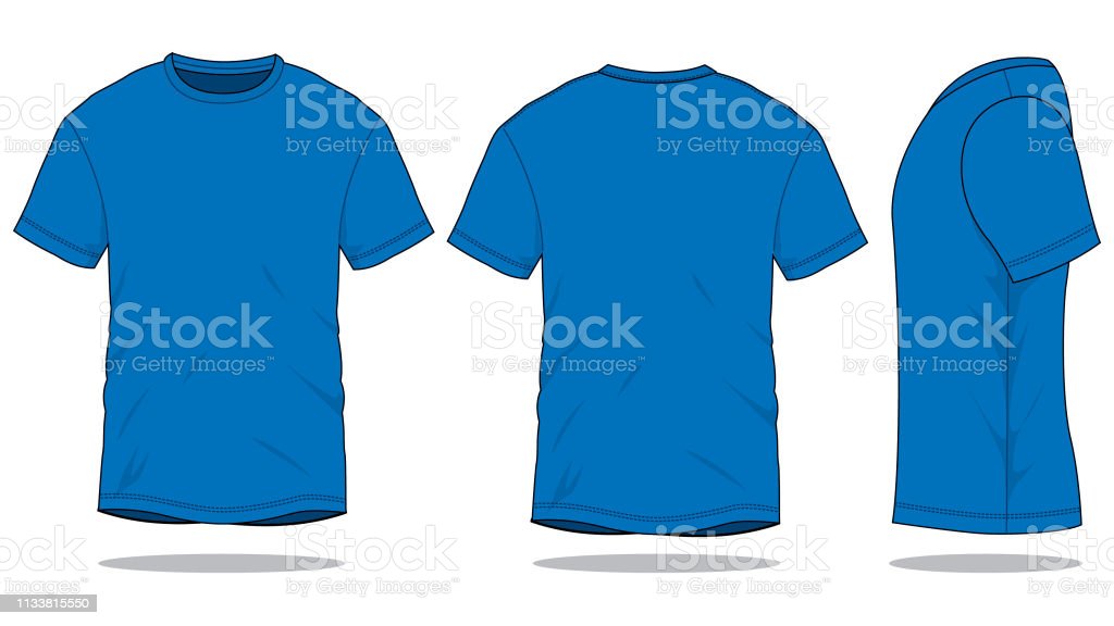 Detail Template Kaos Biru Nomer 21