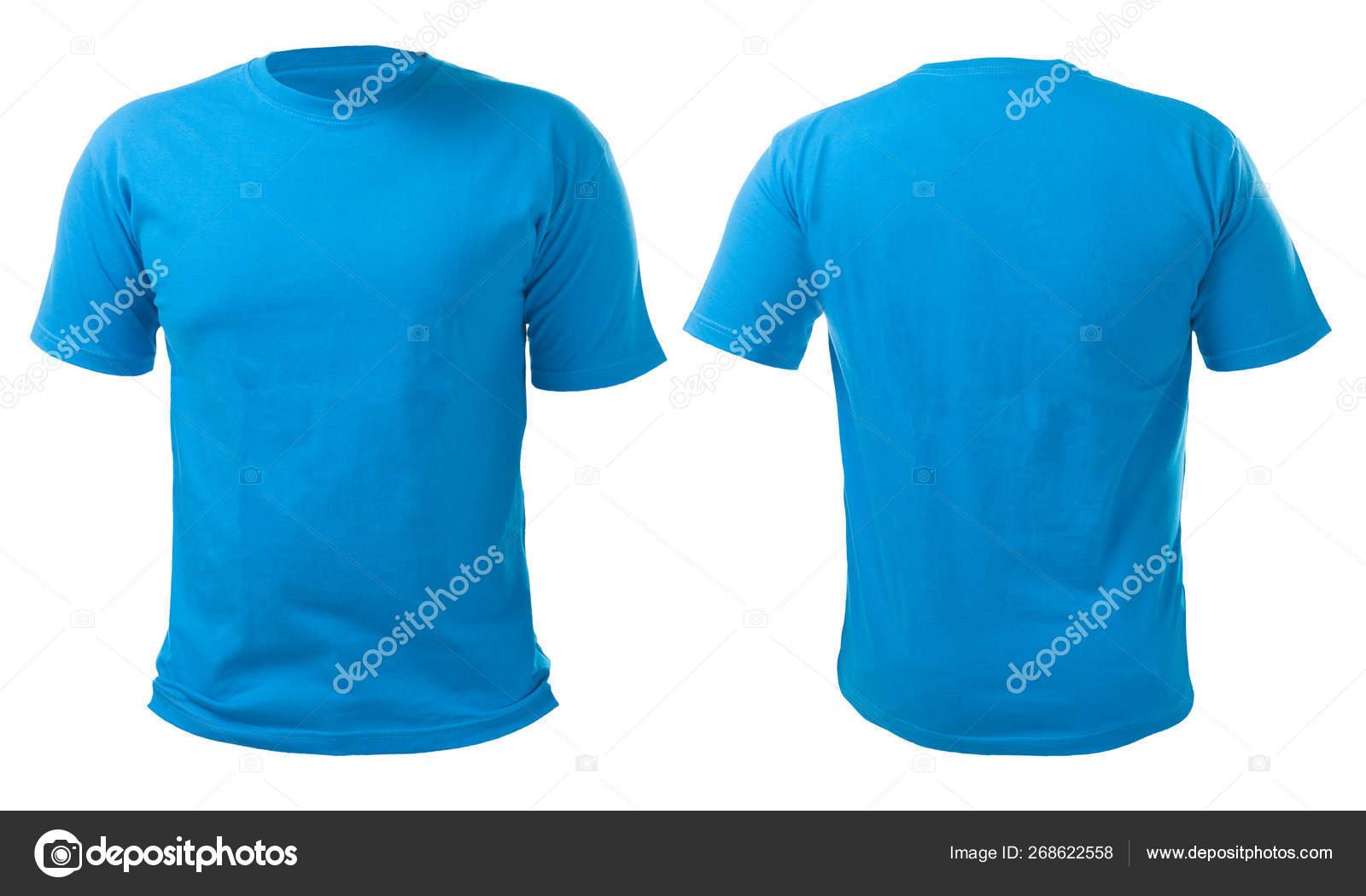 Detail Template Kaos Biru Nomer 3