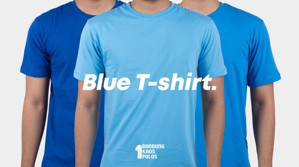 Detail Template Kaos Biru Nomer 24