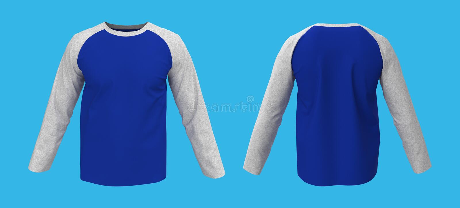 Detail Template Kaos Biru Nomer 25
