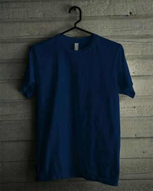 Detail Template Kaos Biru Dongker Nomer 18