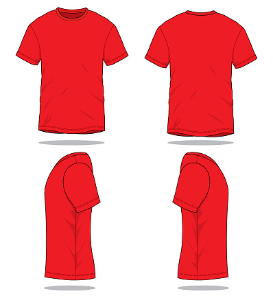 Detail Template Kaos Merah Nomer 31