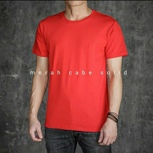 Detail Template Kaos Merah Nomer 44