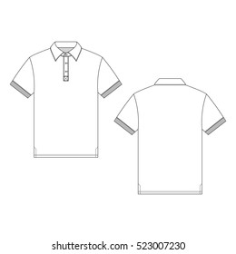 Detail Template Kaos Polo Nomer 36