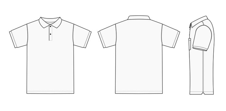 Detail Template Kaos Polo Nomer 9