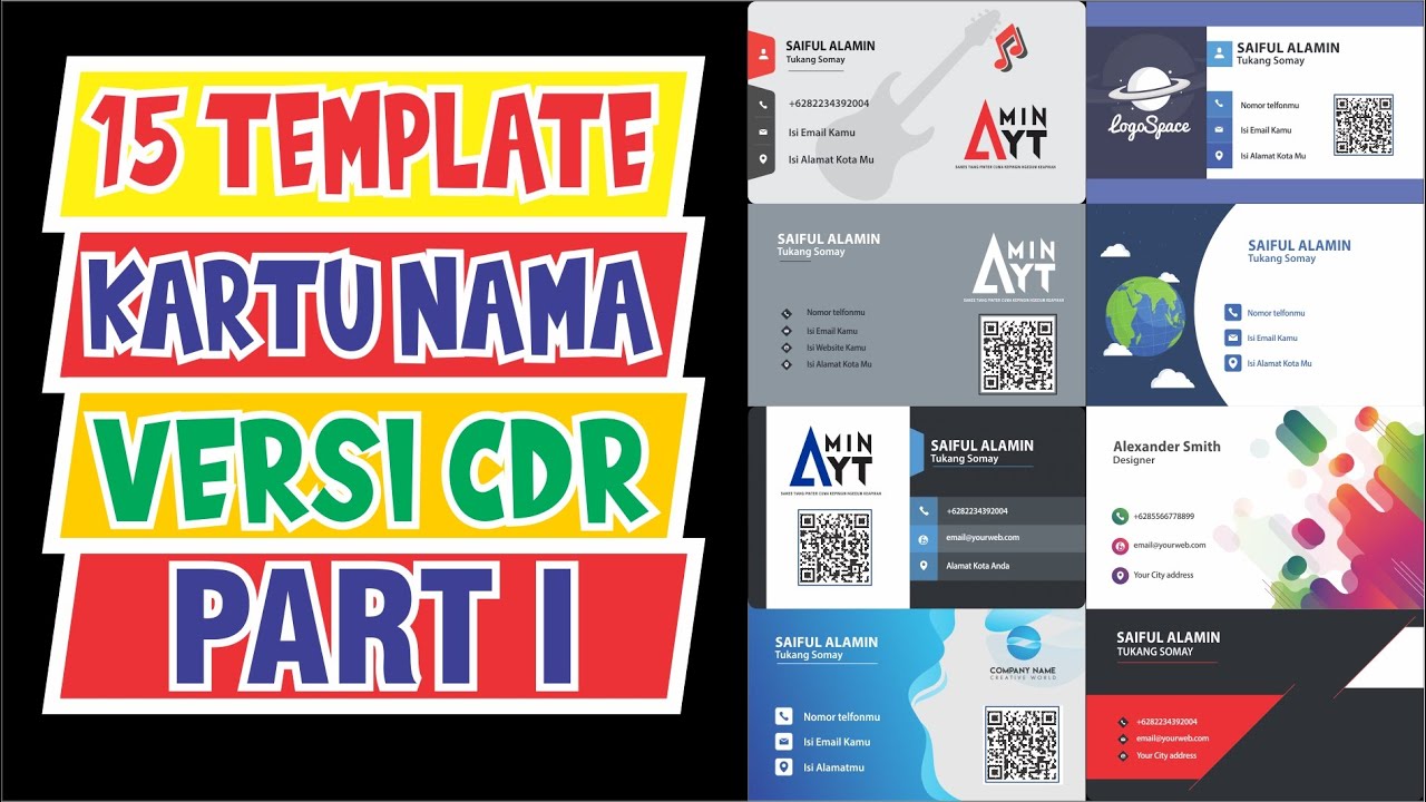 Detail Template Kartu Nama Cdr Nomer 51