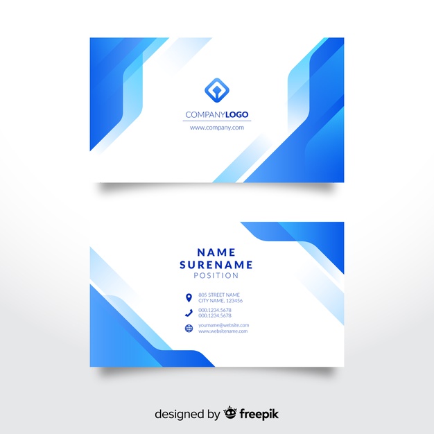 Detail Template Kartu Nama Psd Free Nomer 5