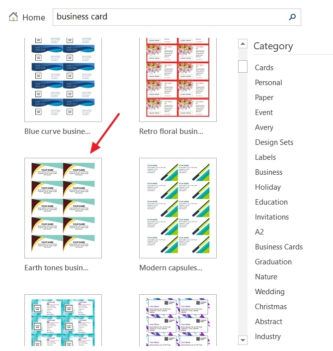 Detail Template Kartu Nama Word Nomer 40